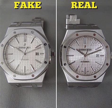 audemars piguet royal oak automatic fake vs real|audemars piguet royal oak backside.